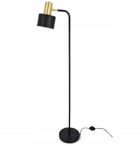 Lampa Stojąca Podłogowa LED Lampka Do Czytania Nocna 1X E27 Włącznik na Arena.pl