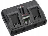 YATO ŁADOWARKA PODWÓJNA DO AKUMULATORÓW SYSTEMU 18V 2.2A YT-828499 BATERII
