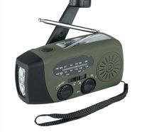 Radio survivalowe na korbkę, solarne, powerbank Crank Fosco FM/AM