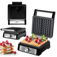 Gofrownica MPM MGO-41/C czarny 1600 W