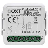 Moduł OXT mini 2 obwody ZigBee Tuya