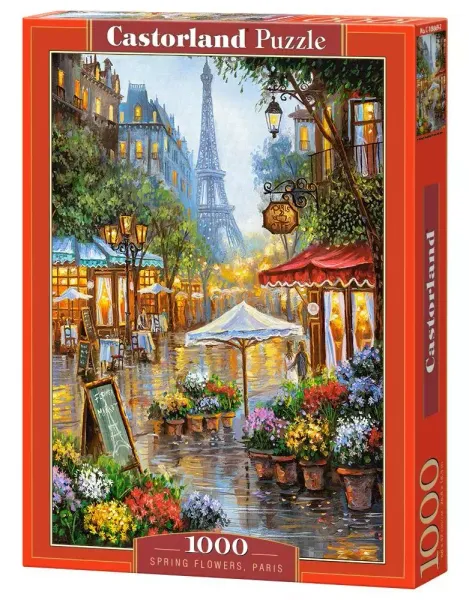 Puzzle 1000 elementów. Wiosenne Kwiaty, Paryż zdjęcie 1