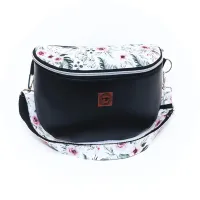 Torebka i Nerka 2w1 - Czarny Mat i Garden na Białym