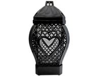ZNICZ ZNICZE LAMPION NA GRÓB SERCE MAŁE RTN CZARNY
