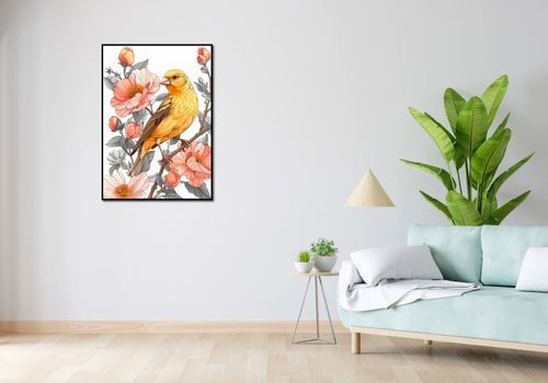 Plakat 67,5x95cm Wiosenny Śpiewaczek na Arena.pl