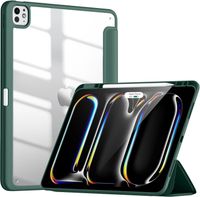 Etui iPad Pro 13 M4 2024 Vobafe z uchwytem na Pencil zielone