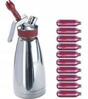 SYFON DO BITEJ ŚMIETANY ISI THERMO WHIP 0,5L + 10 NABOI N2O STALGAST 500305