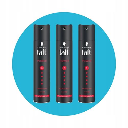 Taft Lakier Do Włosów Schwarzkopf Power 5 250ml Bardzo Mocny Haptiq x3 na Arena.pl