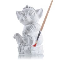 Kolorowanka 3D Lemur Figurka gipsowa