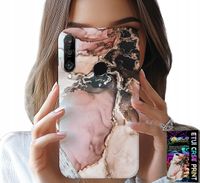 ETUI DO HUAWEI P30 LITE - ELEGANCKI MARMUREK MODNE WZORY + SZKŁO