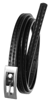 pasek damski pu wąski  0,9 cm bb-cv-11 black 110