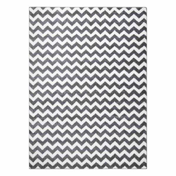 RUG/LU/ESMESA/ZIGZAK/GREY+WHITE/160x220 zdjęcie 1