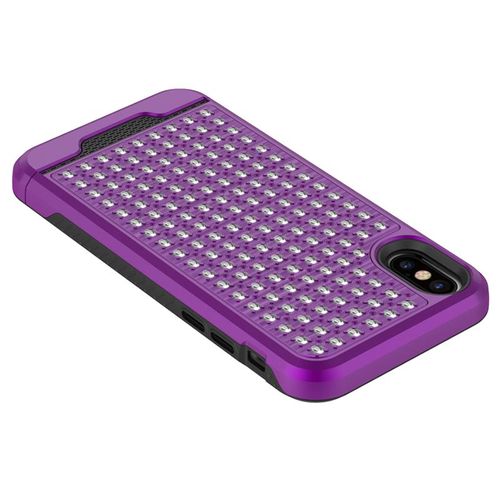 Etui do iPhone X (Purple/Black) na Arena.pl