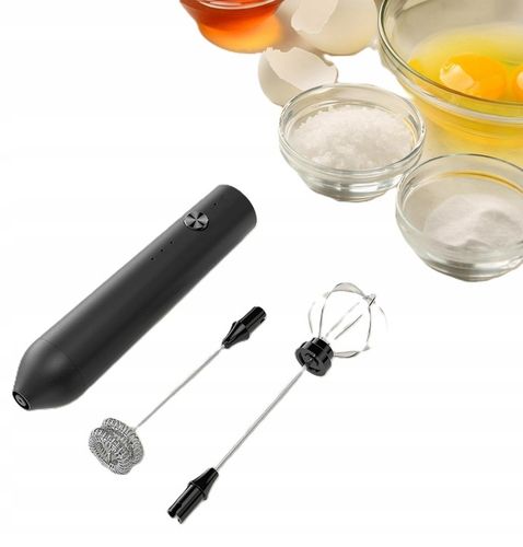 Elektryczny Spieniacz do Mleka Ręczny Akumulator Kawa Bezprzewodowy na Arena.pl