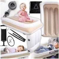 Łóżeczko dmuchane do samolotu pociągu auta łóżko turystyczne materac+pompka