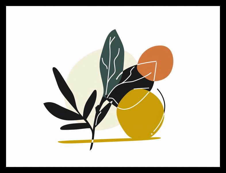 Plakat 40x30cm Elegancka Flora zdjęcie 2