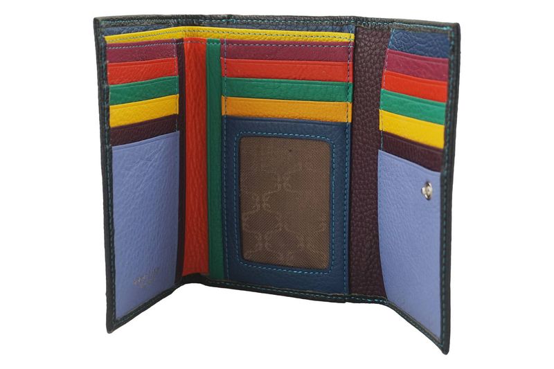 Funkcjonalny portfel damski - Zielony zdjęcie 4