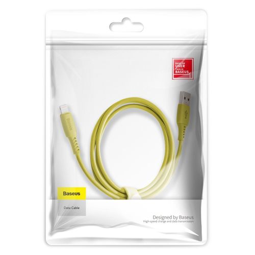 Kabel Lightning Usb Baseus Colourful 1.2M 2.4A (Żółty) na Arena.pl