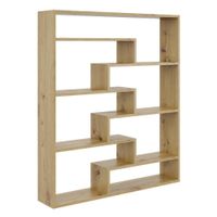Regał ścienny na książki, biblioteczka, ELVO, 104x18x120 | TYLETEGOTU