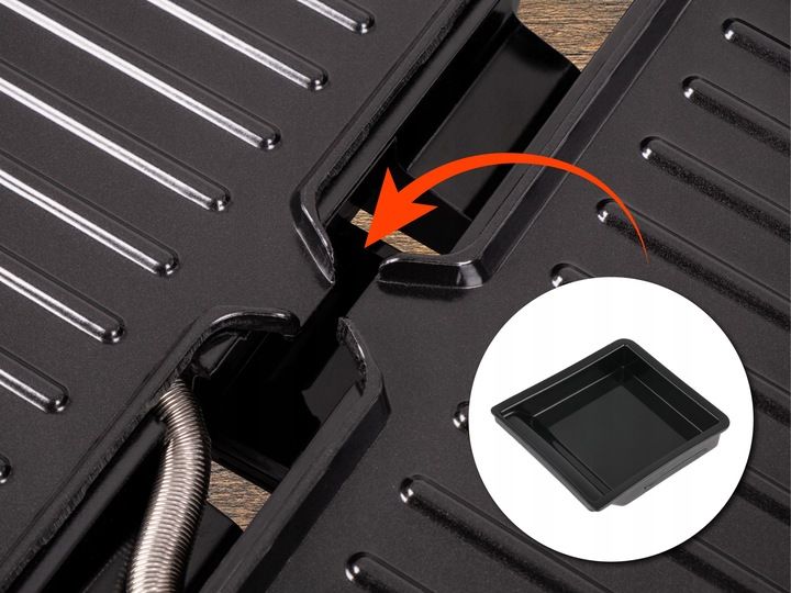 Grill elektryczny opiekacz do kanapek pannini rozkładany GK110 Eldom zdjęcie 12