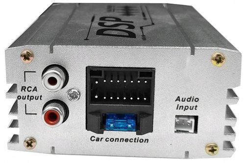 Wzmacniacz dźwięku 4x50W 10 kanałów DSP do radia z android Bluetooth na Arena.pl