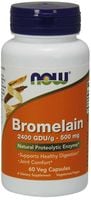 NOW FOODS Bromelaina 2400 GDU 500 mg (60 kaps.)