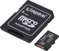 Kingston Industrial microSDHC 32GB Class 10 A1 pSLC + SD Adapter