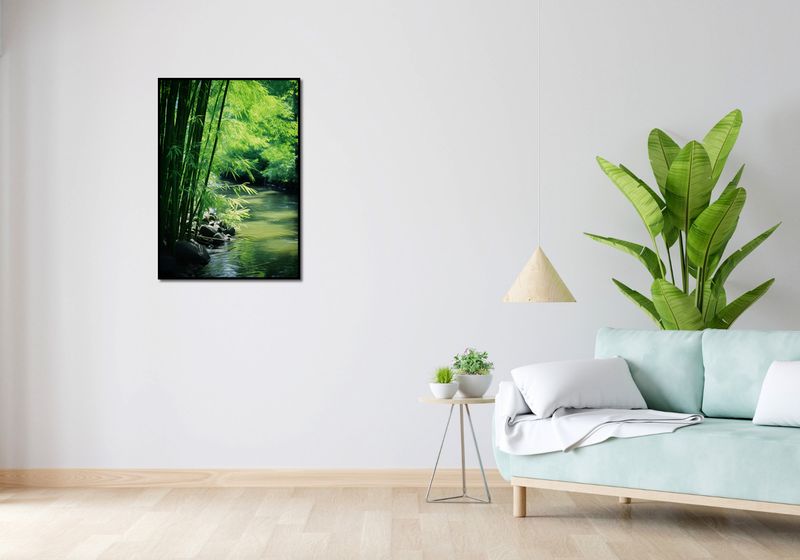 Plakat 59,4x84,1cm Spokój Bambusów zdjęcie 4
