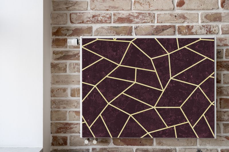 Osłona Magnetyczna Wzór GEOMETRYCZNY Marmur Styl Soho 120cm x 60cm zdjęcie 6