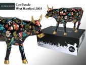 CowParade West Hartford 2003, Cowsonne, autor: Jane Lowerre
