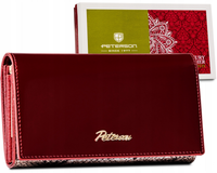 skórzany, duży portfel damski z systemem rfid - peterson