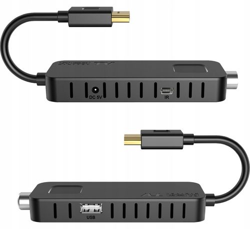 DEKODER TUNER TV HD DVB-T2 i DVB-C HEVC H.265 MINI STICK NAGRYWANIE PVR na Arena.pl