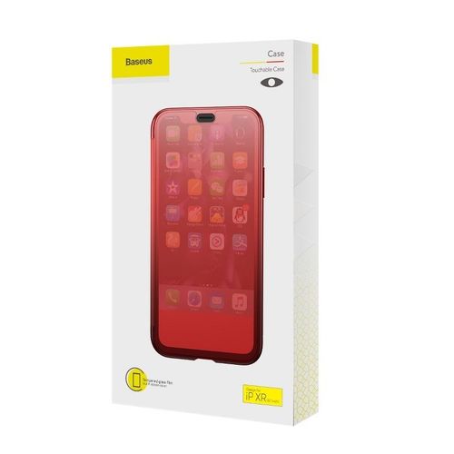 Etui Dotykowe Z Klapką Baseus Touchable Case Do Iphone Xr (Czerwone) na Arena.pl