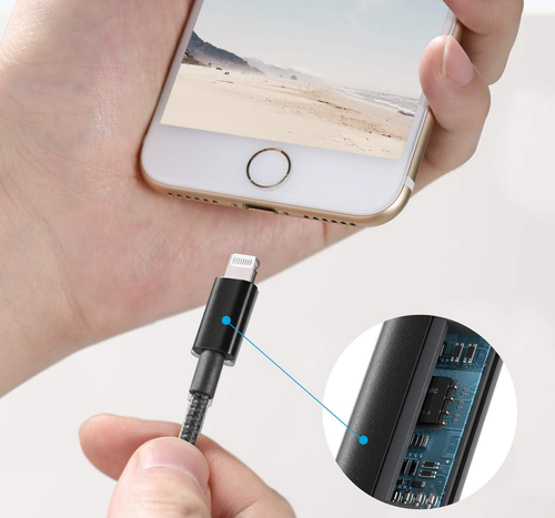 Anker Kabel USB A Lightning MFi Nylon iPhone iPad 1m Czarny na Arena.pl