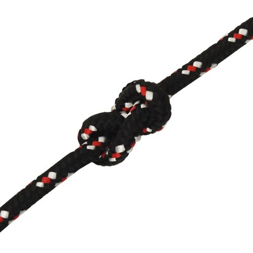 Linka żeglarska, czarna, 14 mm, 25 m, polipropylen na Arena.pl