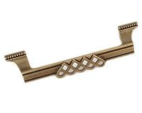 UCHWYT MEBLOWY ARTISAN 15144Z12800.09 Rozstaw w mm - 128, Kolor pokrycia - Stary mosiądz