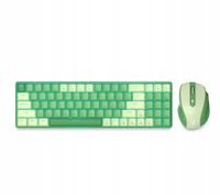 Zestaw Klawiatura + Mysz bezprzewodowa Redragon BS-8772GC Zielona