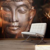 Fototapeta - Buddha. Fire of meditation. 200x154