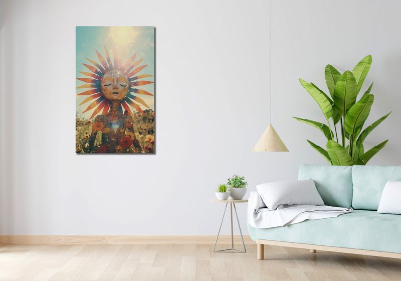 Obraz 60x100cm Słoneczna Medytacja zdjęcie 2