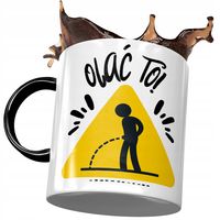 Kubek Czarny Śmieszny Olać To Prezent Z Nadrukiem Ze Zdjęciem