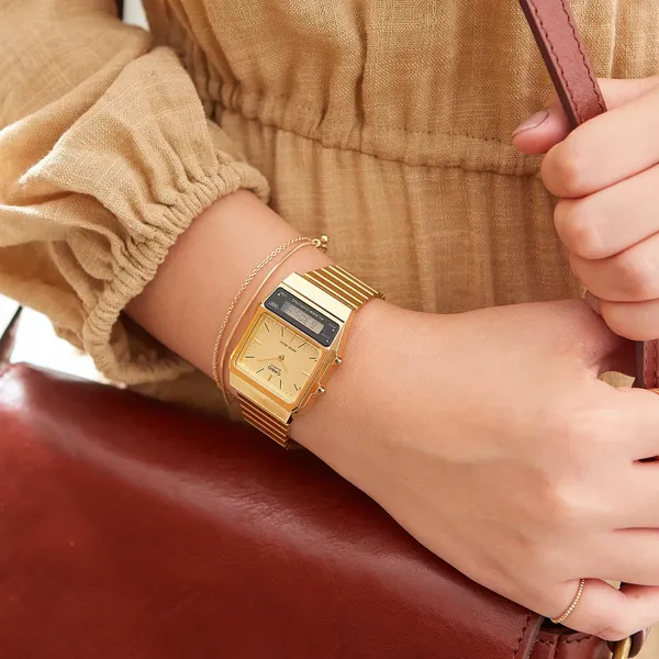 ZEGAREK UNISEX CASIO Vintage Dual Time AQ-800EG-9ADF  + BOX zdjęcie 9