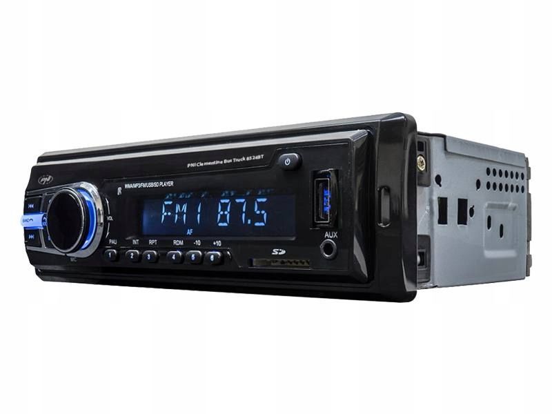 Radio samochodowe USB Bluetooth 1 DIN ISO zdjęcie 2