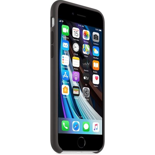 Apple Silicone Case - Etui do iPhone SE (2. gen.) (czarny) na Arena.pl