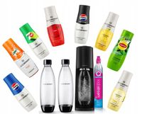 Saturator wody gazowanej Sodastream TERRA czarny 2x butelka nabój SOK