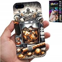 ETUI DO IPHONE ( 7 PLUS ) - WHISKY CYGARO WZORY DLA MĘŻCZYZN PLECKI