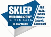 Wizytówki firmowe 200 szt RÓŻNE WZORY do wyboru SKLEP WIELOBRANŻOWY