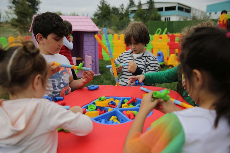 klocki edukacyjne rurki King zdjęcie 6