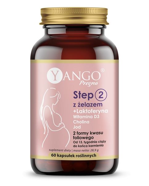 YANGO Step 2 + żelazo Pregna (60 kaps.) zdjęcie 1