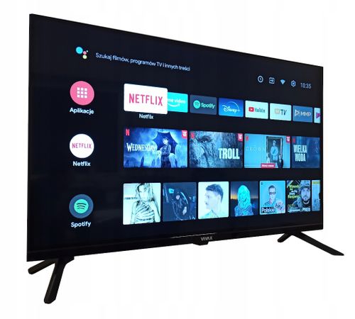 Telewizor SMART TV LED 32" VIVAX 32LE10K Android11 BEZRAMKOWY 5 LAT OCHRONY na Arena.pl