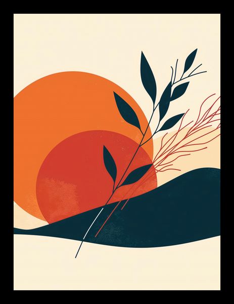 Plakat 30x40cm Zmierzch w Ciszy zdjęcie 2
